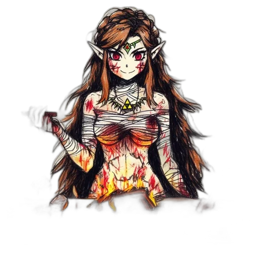 staff, fantasy art, pixel art, concept art transparent PNG cut-out