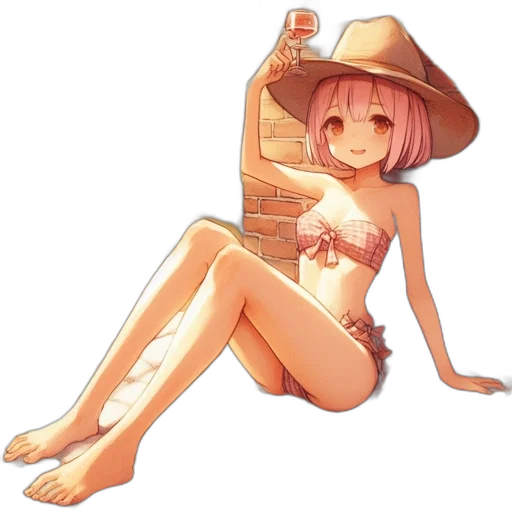 hat, bottle, dress, weapon transparent PNG cut-out