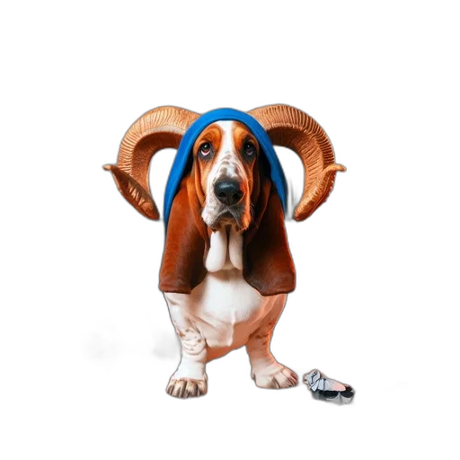 animal, hat, staff, creature transparent PNG cut-out