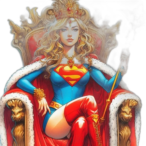 crown, jewelry, comic book art, fantasy art transparent PNG cut-out