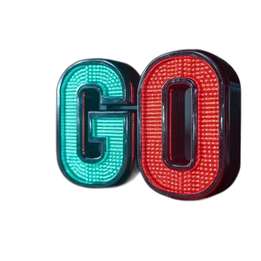 3d render, neon lights, sign, reads transparent PNG cut-out
