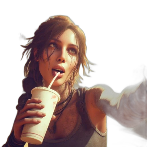 face, concept art, photorealistic, cyberpunk transparent PNG cut-out