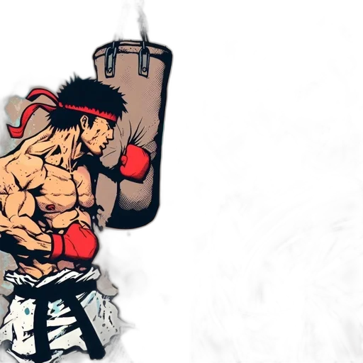 concept art, comic book art, pixel art, anime transparent PNG cut-out