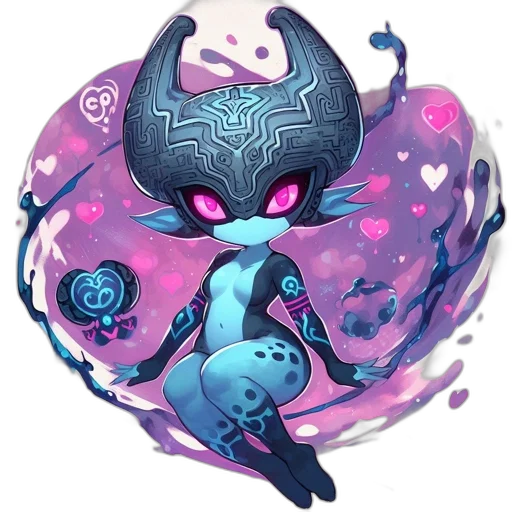 creature, mask, staff, concept art transparent PNG cut-out