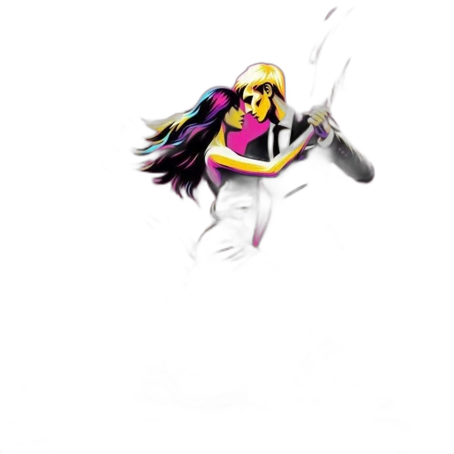 staff, weapon, sword, hair transparent PNG cut-out