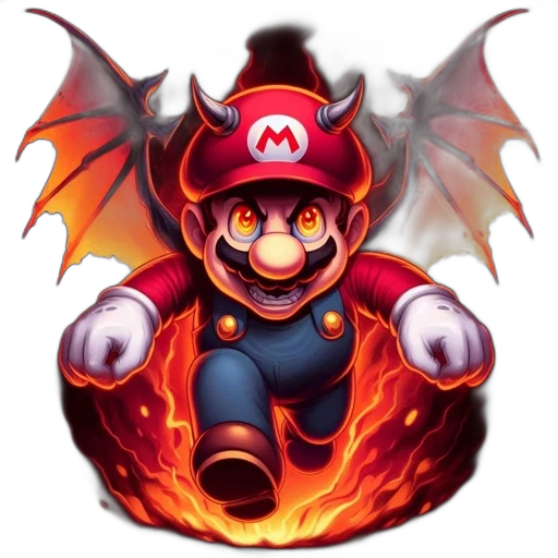 dragon, mask, pixel art, concept art transparent PNG cut-out