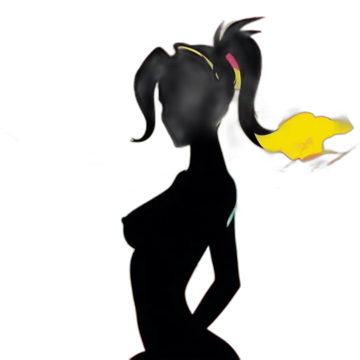 staff, dress, crown, hair transparent PNG cut-out
