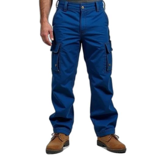 jacket, staff, blue, mens transparent PNG cut-out
