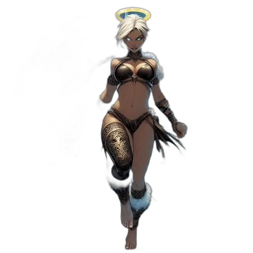 staff, robot, weapon, dress transparent PNG cut-out