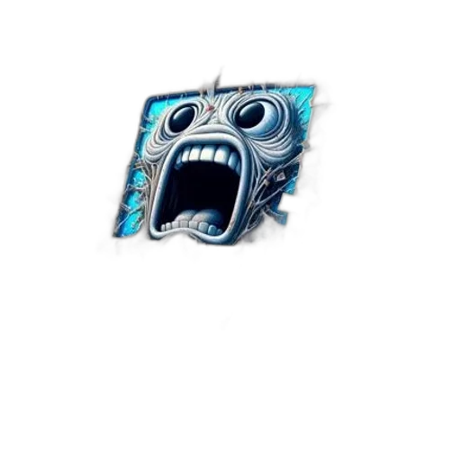 mask, face, robot, creature transparent PNG cut-out