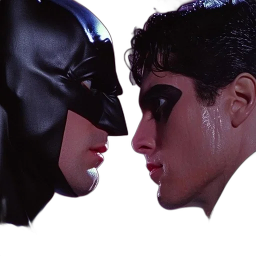 two, characters, one, resembling transparent PNG cut-out