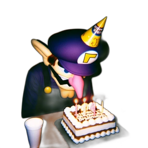 hat, staff, crown, 3d render transparent PNG cut-out