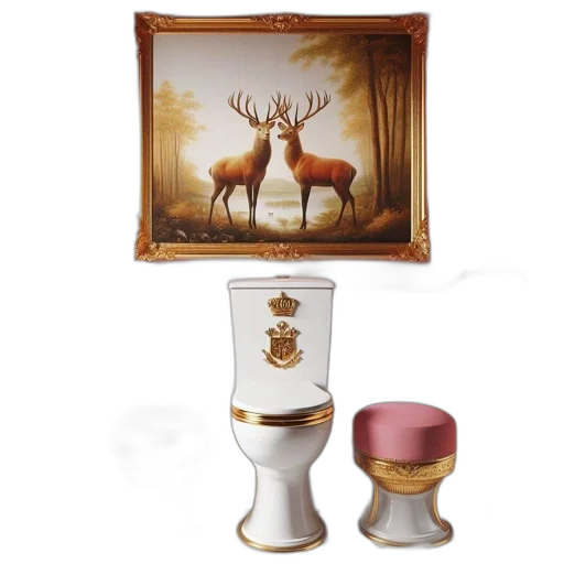 furniture, crown, forest, luxurious transparent PNG cut-out
