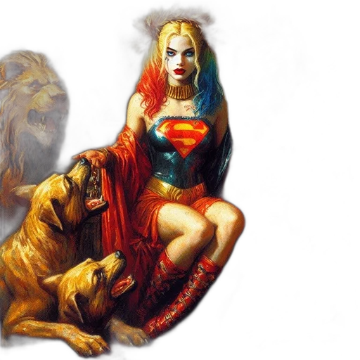 comic book art, concept art, fantasy art, woman transparent PNG cut-out