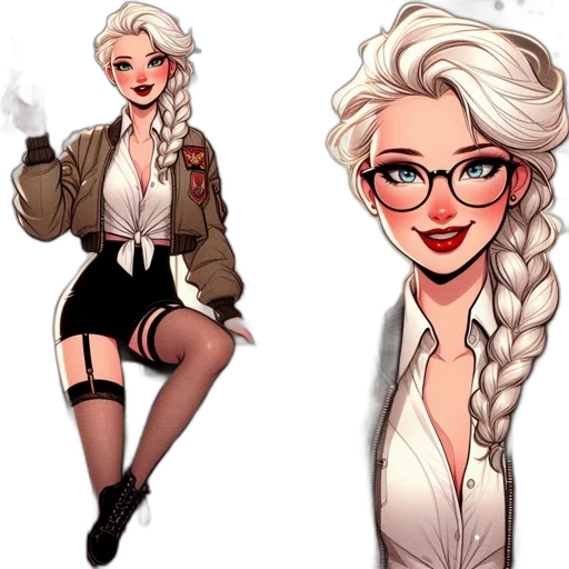 jacket, staff, concept art, comic book art transparent PNG cut-out
