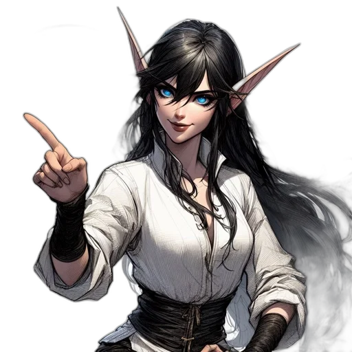 staff, fantasy art, concept art, comic book art transparent PNG cut-out
