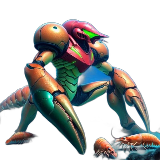 robot, creature, animal, weapon transparent PNG cut-out