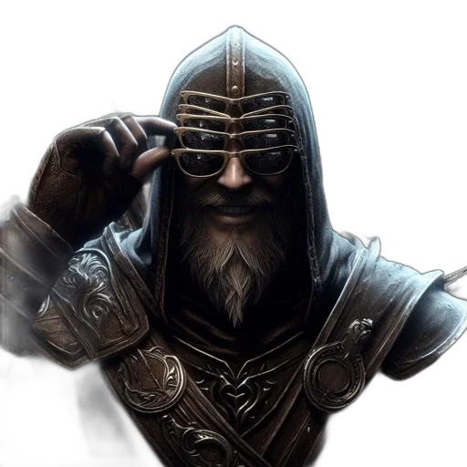 mask, face, staff, sword transparent PNG cut-out