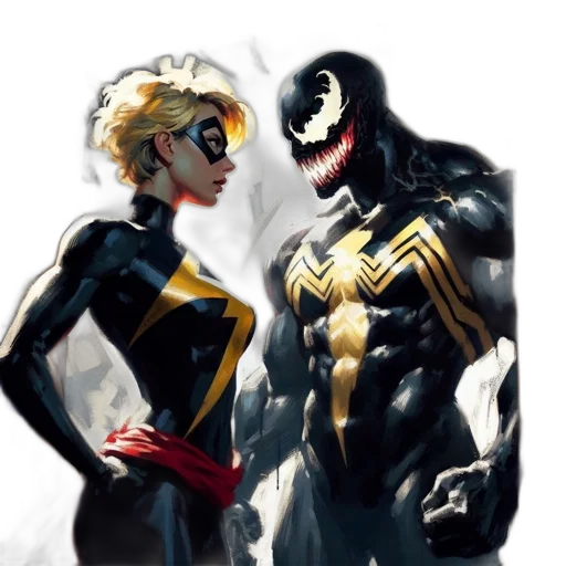 comic book art, concept art, fantasy art, cartoon transparent PNG cut-out