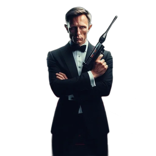 staff, weapon, face, jacket transparent PNG cut-out