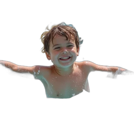 creature, face, crown, photorealistic transparent PNG cut-out
