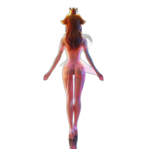 dress, crown, creature, robot transparent PNG cut-out