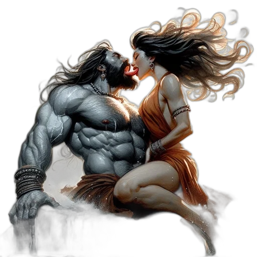 comic book art, fantasy art, concept art, photorealistic transparent PNG cut-out