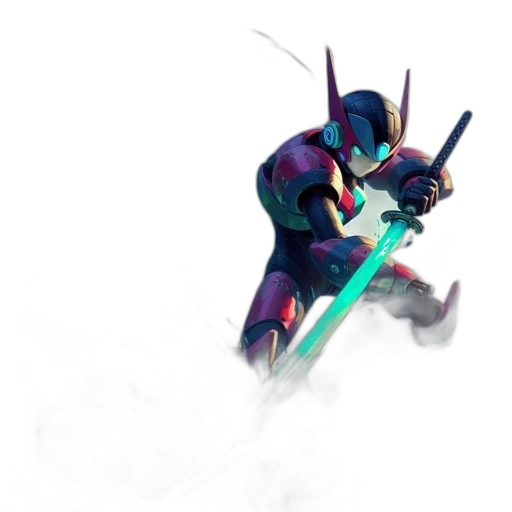 sword, robot, weapon, staff transparent PNG cut-out