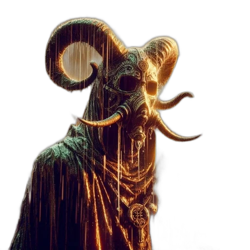 mask, creature, animal, staff transparent PNG cut-out