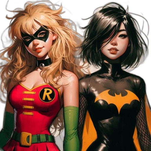 comic book art, concept art, fantasy art, cartoon transparent PNG cut-out
