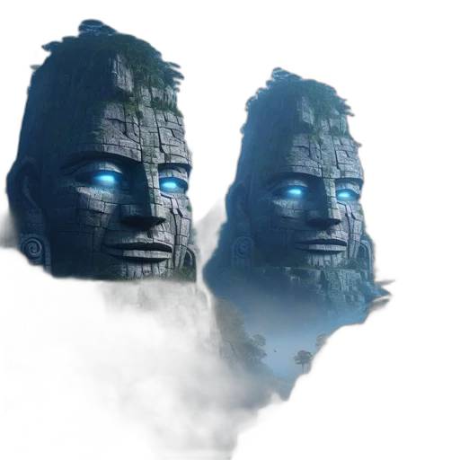 face, mask, robot, crown transparent PNG cut-out
