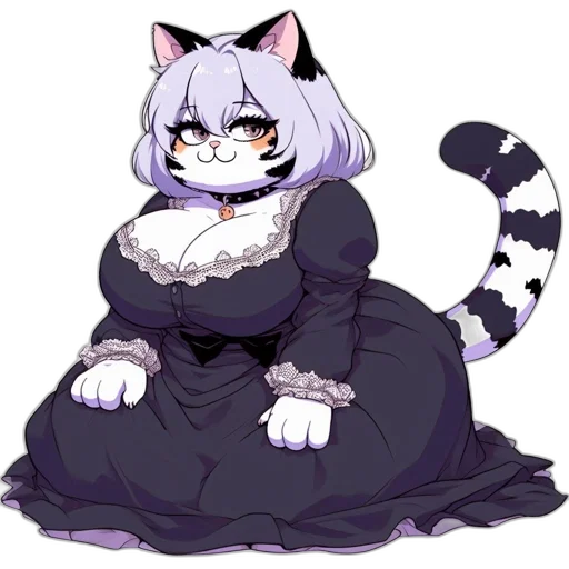 dress, creature, animal, staff transparent PNG cut-out