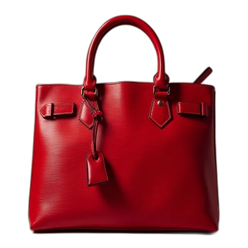 red, louis, vuitt, bag transparent PNG cut-out