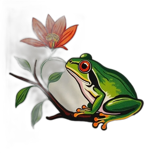 flower, jewelry, staff, photorealistic transparent PNG cut-out