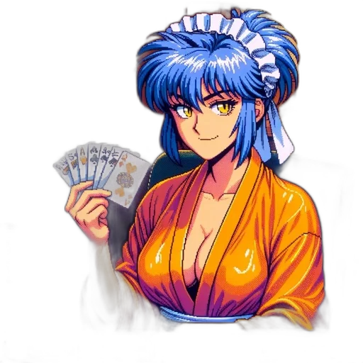 anime, vaporwave, concept art, pixel art transparent PNG cut-out