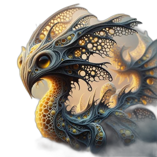 dragon, mask, jewelry, creature transparent PNG cut-out