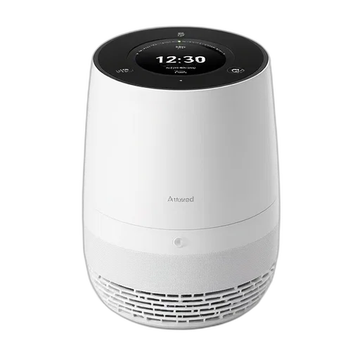 robot, white, air, purifier transparent PNG cut-out