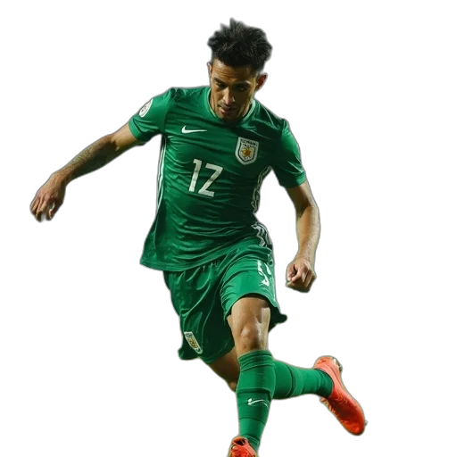 midfielder, sporting, green, roberto transparent PNG cut-out