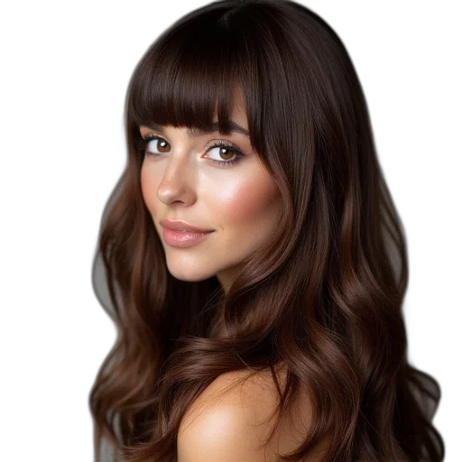 hair, face, staff, crown transparent PNG cut-out