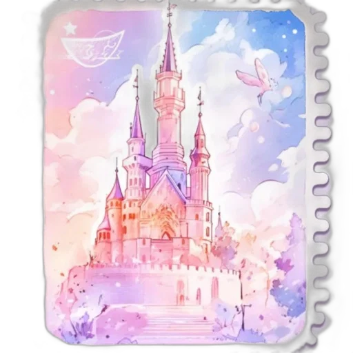 watercolor, concept art, vaporwave, fantasy art transparent PNG cut-out