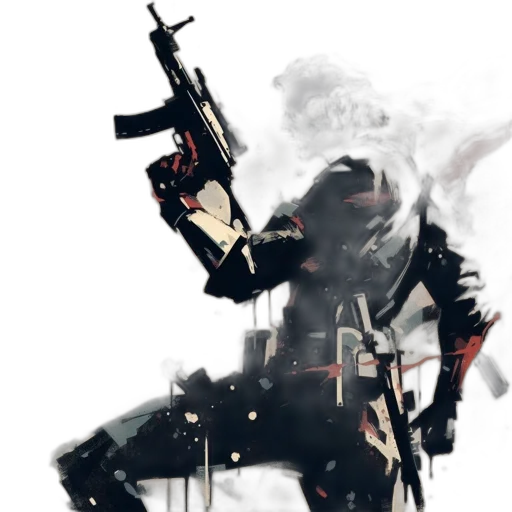 weapon, jacket, sword, robot transparent PNG cut-out