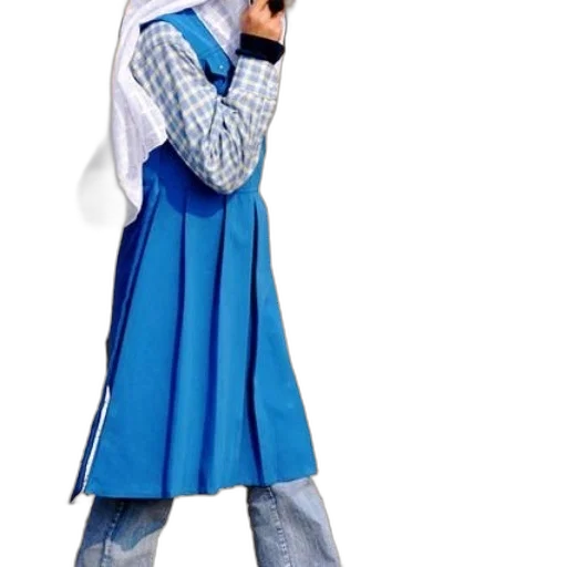 jacket, dress, staff, sword transparent PNG cut-out
