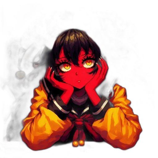 mask, jacket, face, staff transparent PNG cut-out