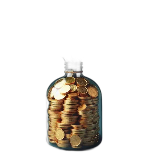 bottle, jewelry, crown, dress transparent PNG cut-out