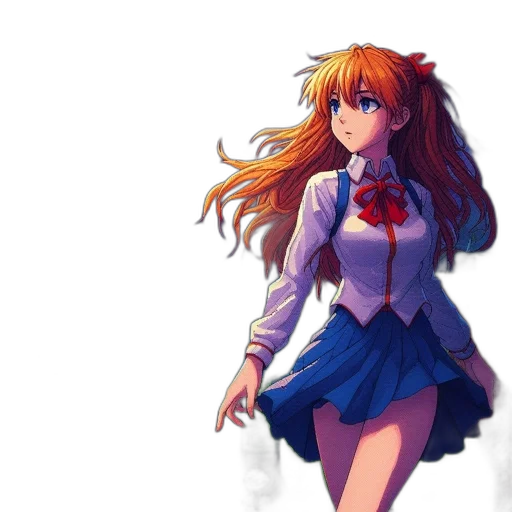 dress, jacket, staff, weapon transparent PNG cut-out