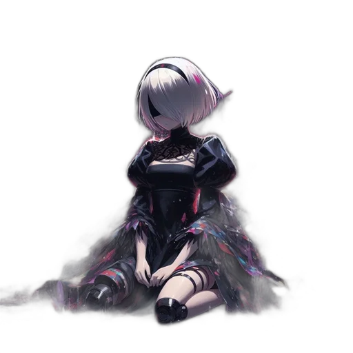 dress, robot, weapon, sword transparent PNG cut-out