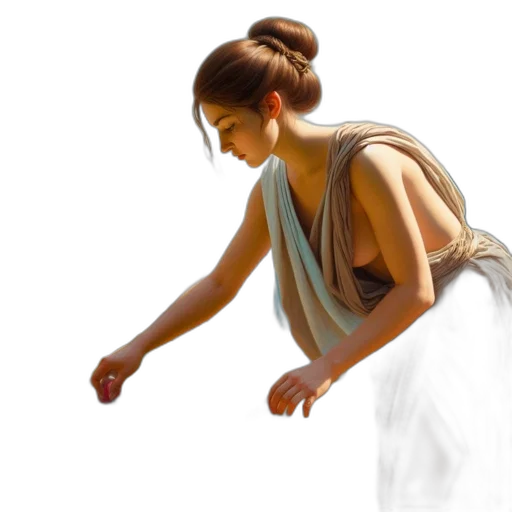 dress, photorealistic, oil painting, concept art transparent PNG cut-out