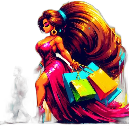 dress, hair, concept art, fantasy art transparent PNG cut-out