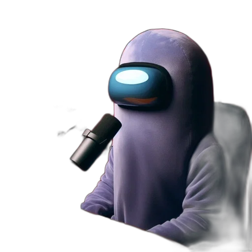 robot, staff, mask, creature transparent PNG cut-out