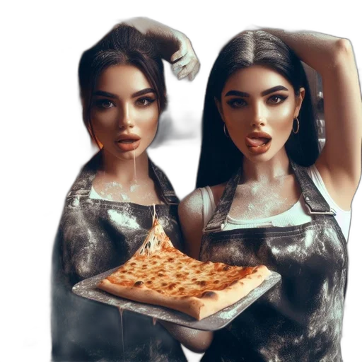 food, dress, jewelry, 3d render transparent PNG cut-out